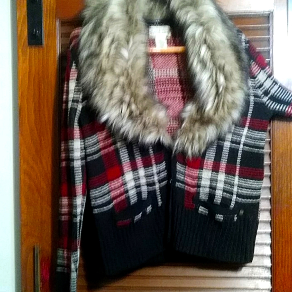 Ralph Lauren Fur Sweter